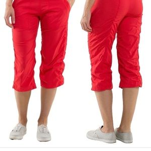 Lululemon Studio Crop Pants Love Red